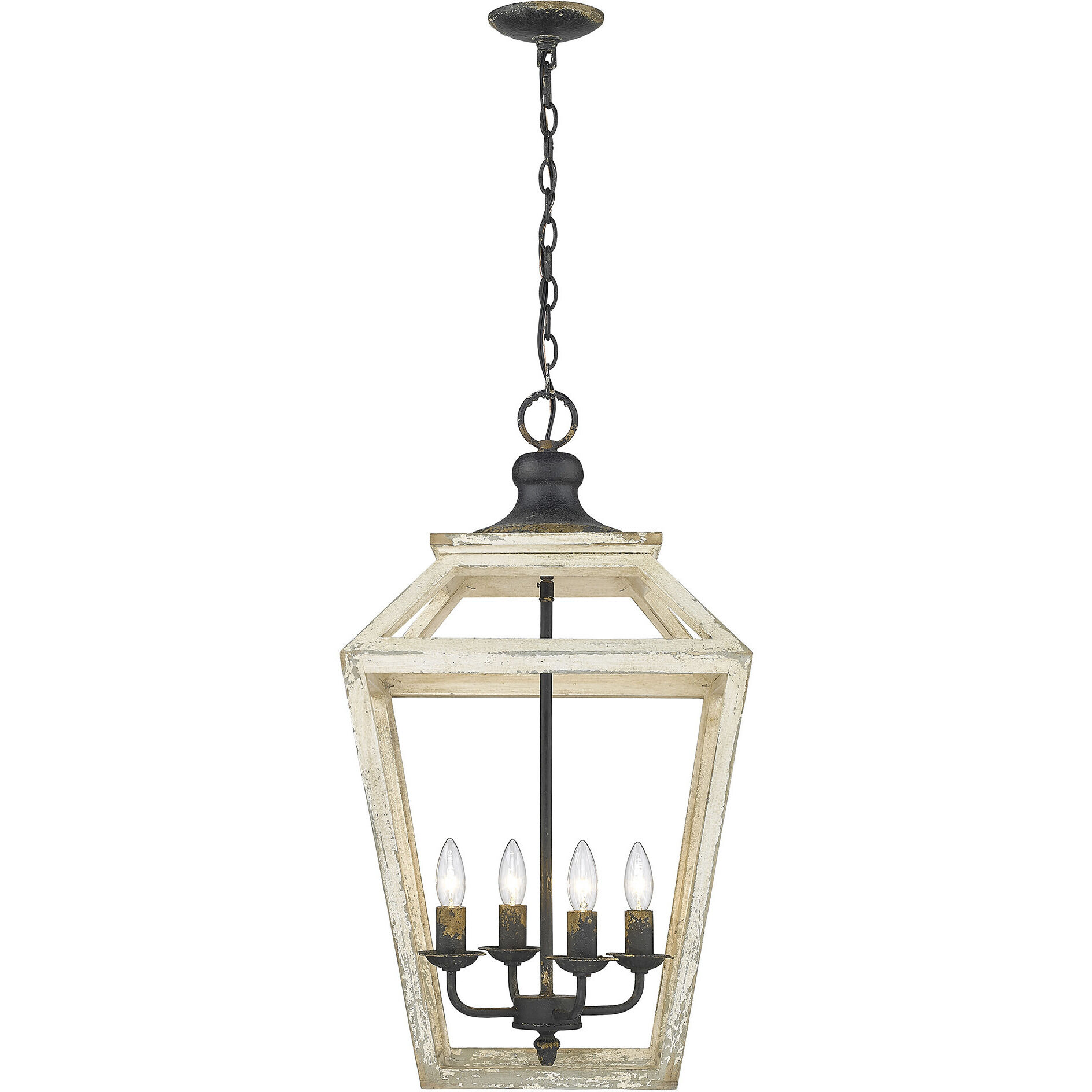 Haiden Pendant Ceiling Light in Antique Black Iron