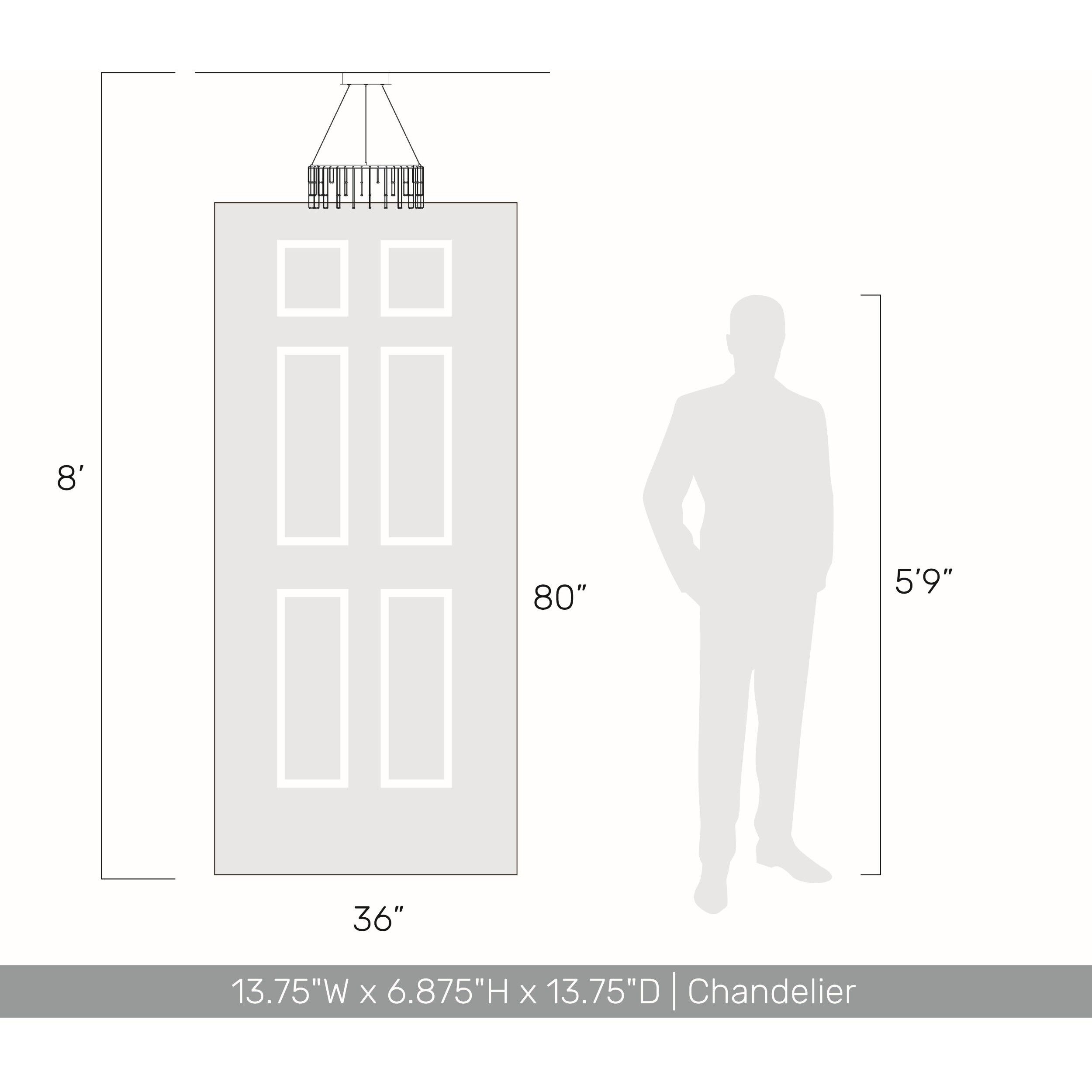 Lucerna 13.75 inch 15.12 watt Stainless Steel Gold Chandelier Ceiling Light