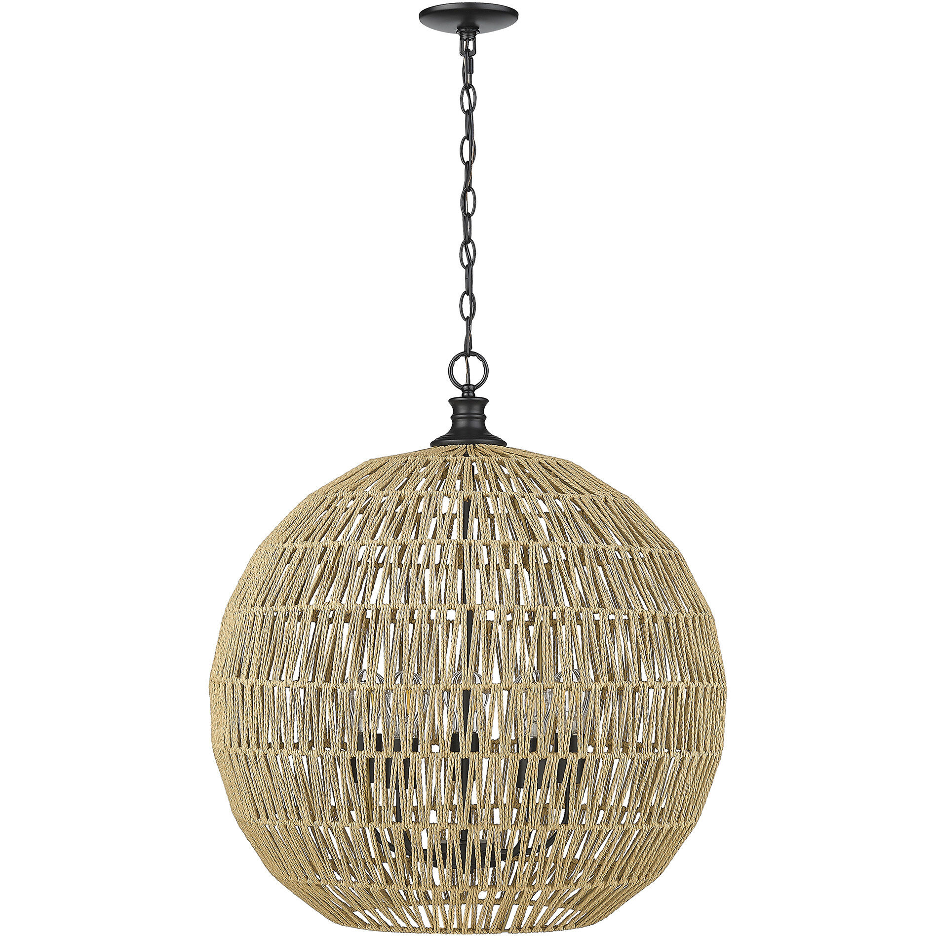Florence Pendant Ceiling Light in Matte Black