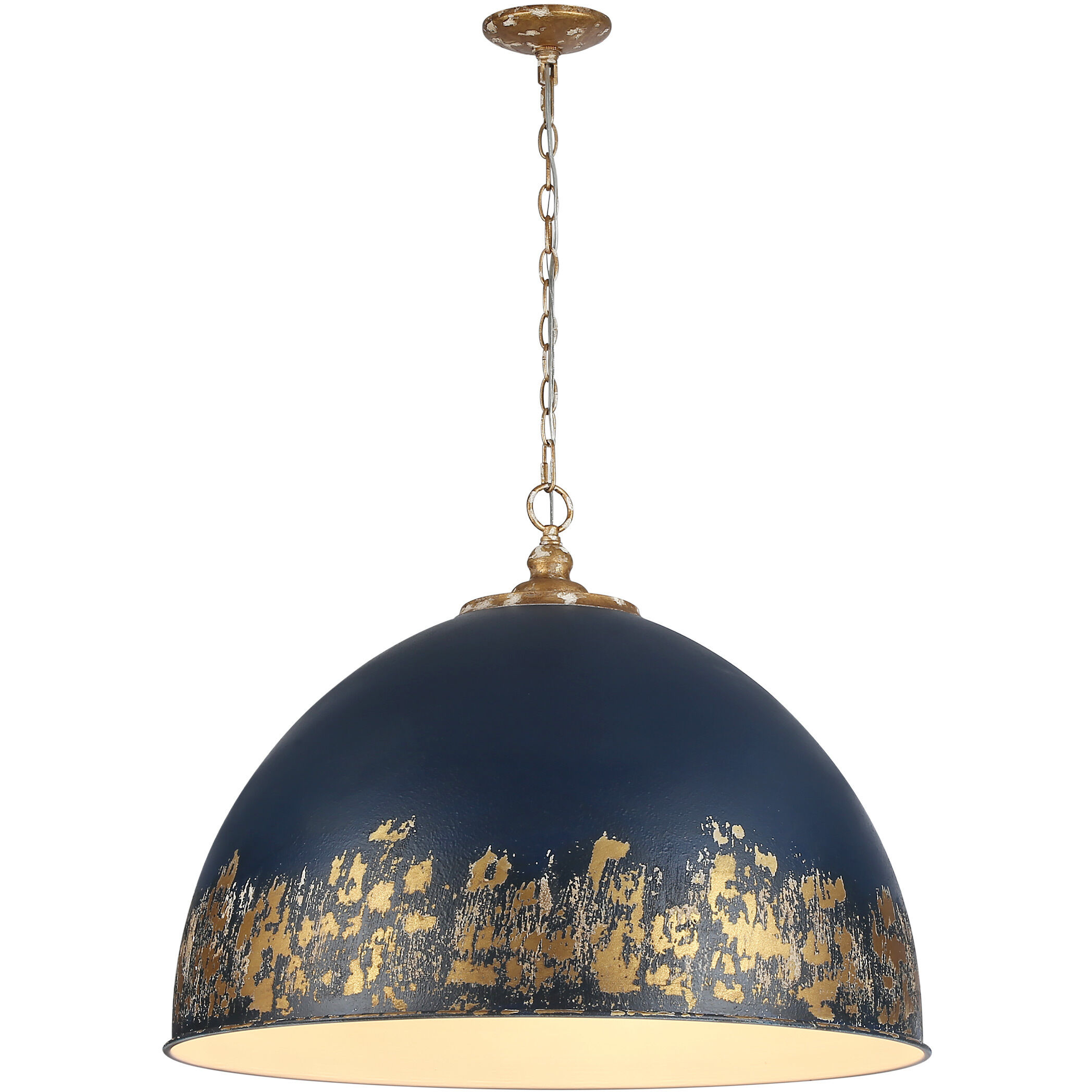 Alison Pendant Ceiling Light in Antique Matte Navy