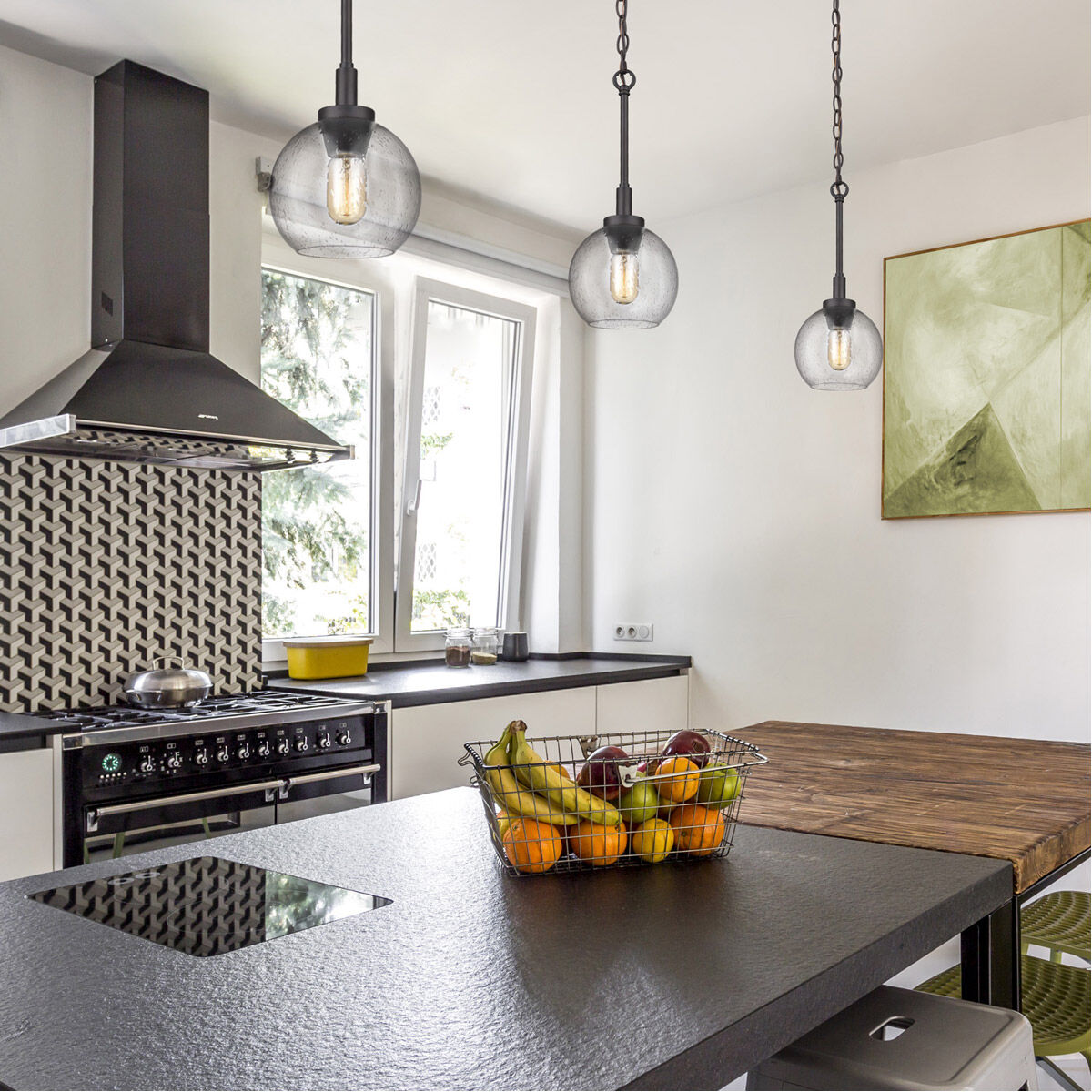 Galveston 1 Light 7 inch Rubbed Bronze Mini Pendant Ceiling Light