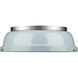 Yep Duncan 2 Light 14 inch Pewter Flush Mount Ceiling Light in Seafoam, Damp