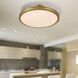 Cameron 1 Light 30 inch Brushed Champagne Brass Semi-Flush Mount Ceiling Light