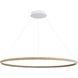 Veritas 47.25 inch 120.00 watt Sand White Chandelier Ceiling Light