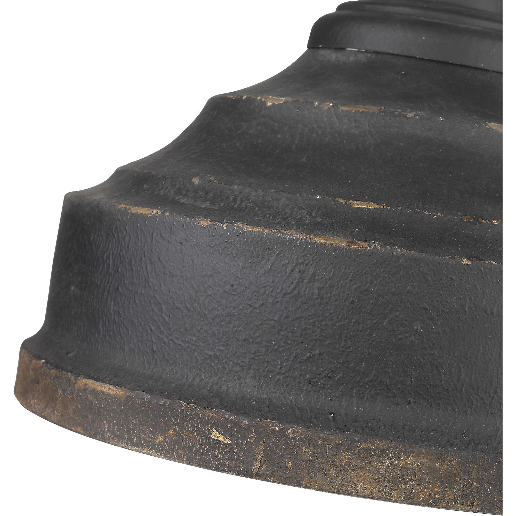 Keating Pendant Ceiling Light in Antique Black Iron