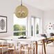 Florence 5 Light 24.88 inch Matte Black Pendant Ceiling Light