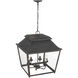 Abingdon Pendant Ceiling Light in Antique Black Iron