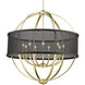 Colson 9 Light 32.63 inch Olympic Gold Chandelier Ceiling Light