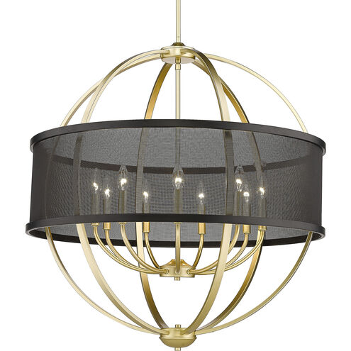 Colson 9 Light 32.63 inch Olympic Gold Chandelier Ceiling Light