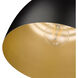 Holmes 1 Light 9 inch Matte Black Mini Pendant Ceiling Light