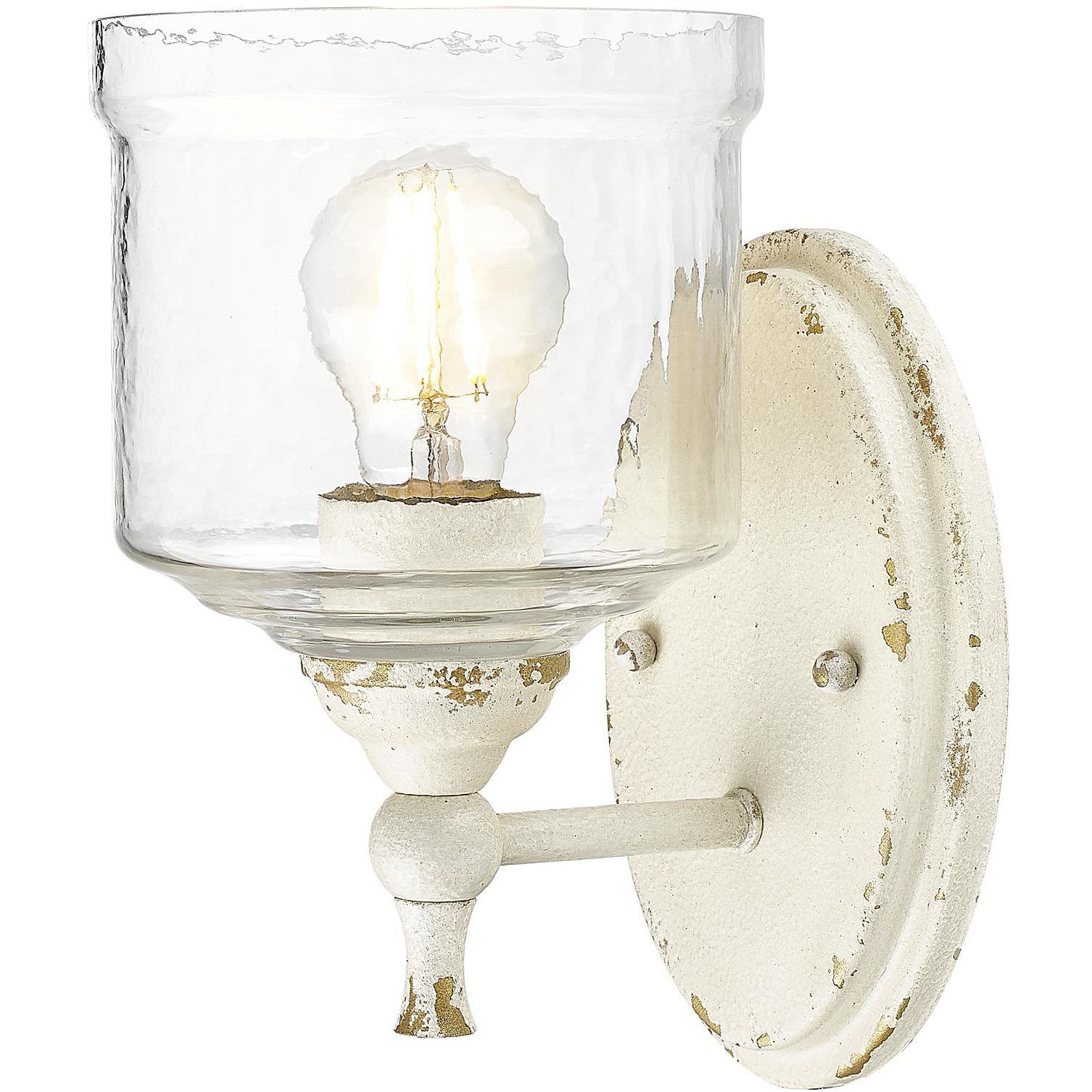 Keating 1 Light 5.88 inch Antique Ivory Wall Sconce Wall Light
