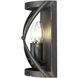 Alcott 2 Light 7.13 inch Antique Black Iron Wall Sconce Wall Light