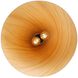Conique 2 Light 17.75 inch Light Walnut Pendant Ceiling Light