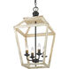 Haiden 4 Light 16 inch Antique Black Iron Pendant Ceiling Light