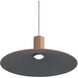 Faroe LED 19.5 inch Coffee/Black Pendant Ceiling Light