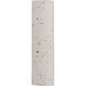 Stela 1 Light 6.25 inch White Travertine Outdoor Wall Light