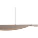 Luma Linear Pendant Ceiling Light in Coffee Silver