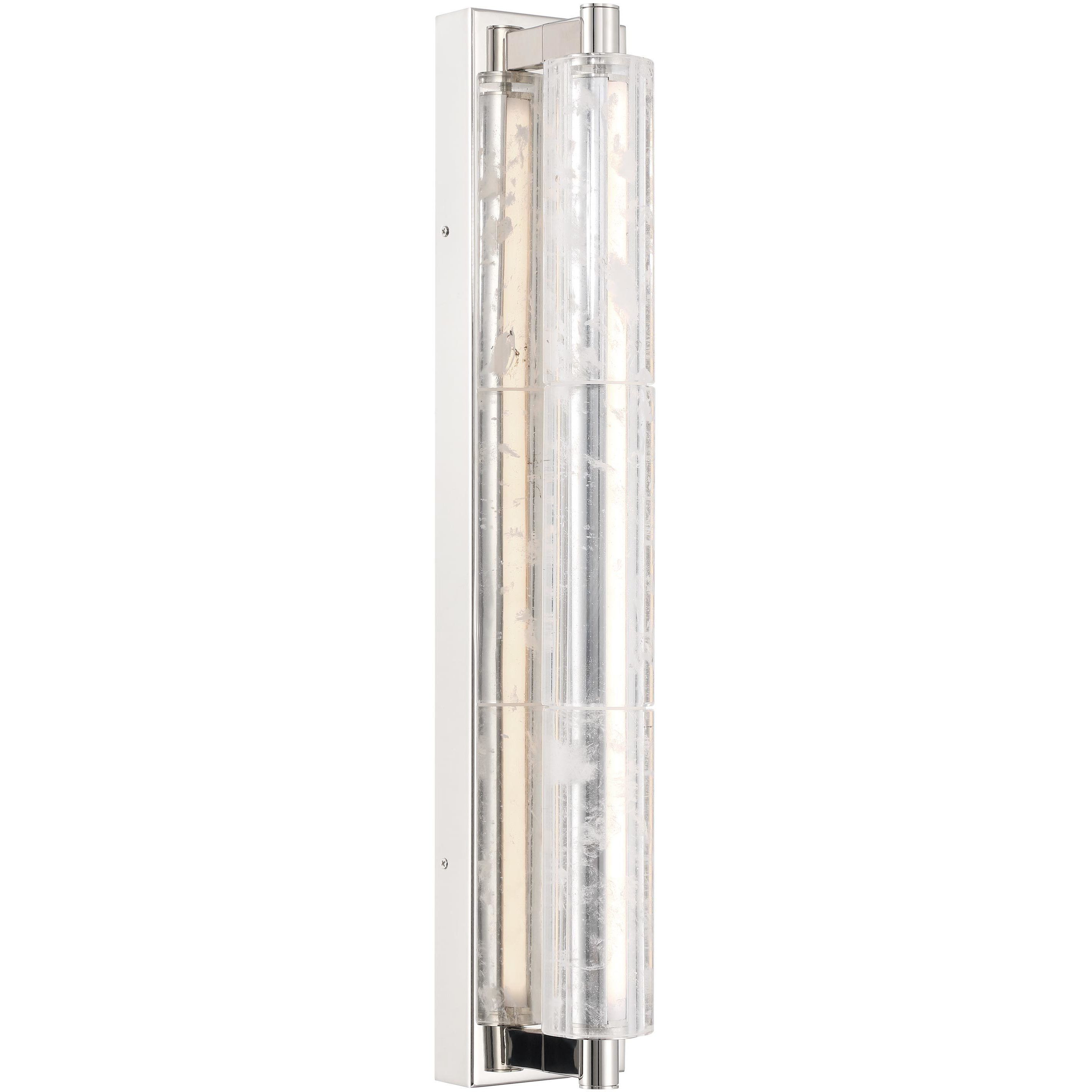 Crystallo LED 4.88 inch Polished Nickel Wall Sconce Wall Light