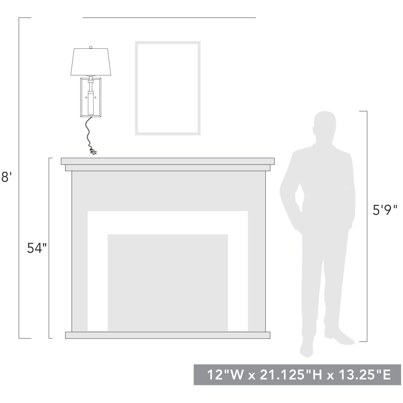 Solay 1 Light 12 inch Burnished Chestnut Wall Sconce Wall Light