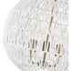 Florence 3 Light 18.5 inch Brushed Champagne Brass Pendant Ceiling Light