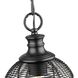 Calypso 1 Light 7.63 inch Matte Black Mini Pendant Ceiling Light