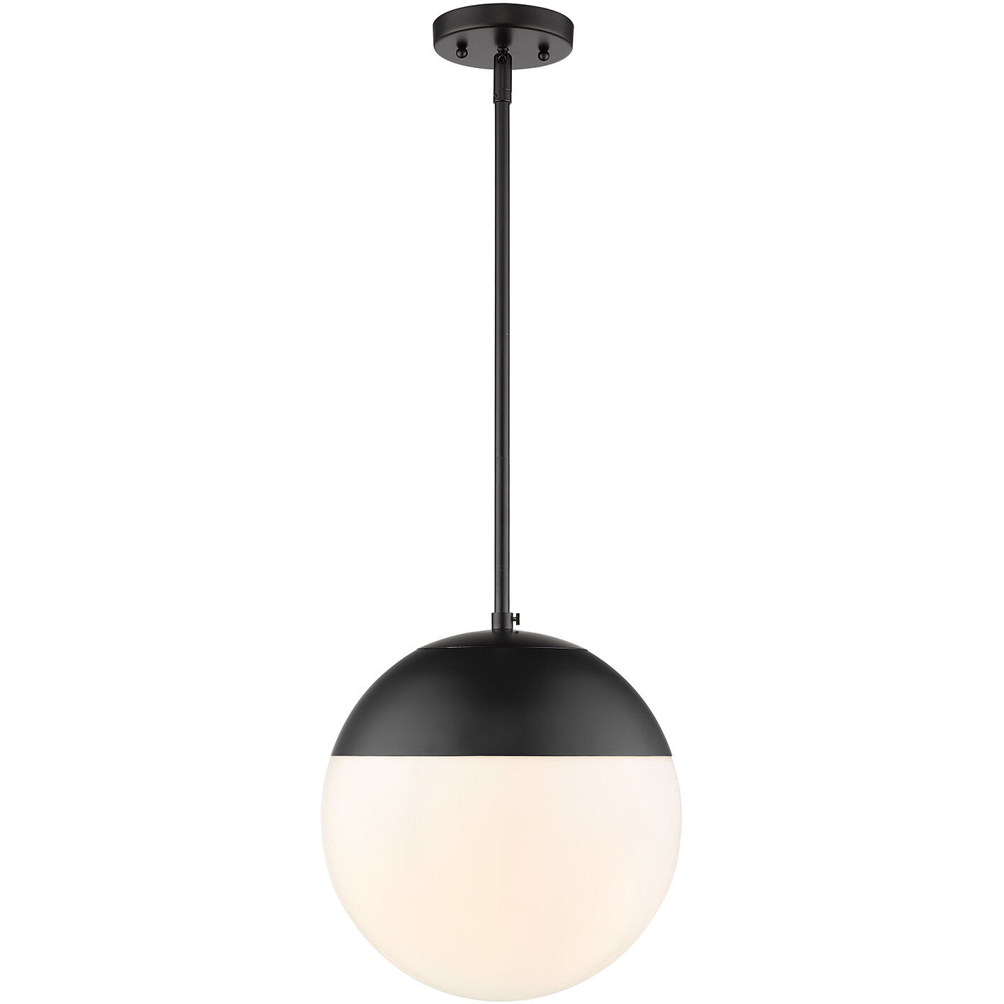 Dixon Pendant Ceiling Light in Matte Black, Large