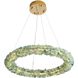 Ziva Corallo LED 29.5 inch Turquoise Chandelier Ceiling Light