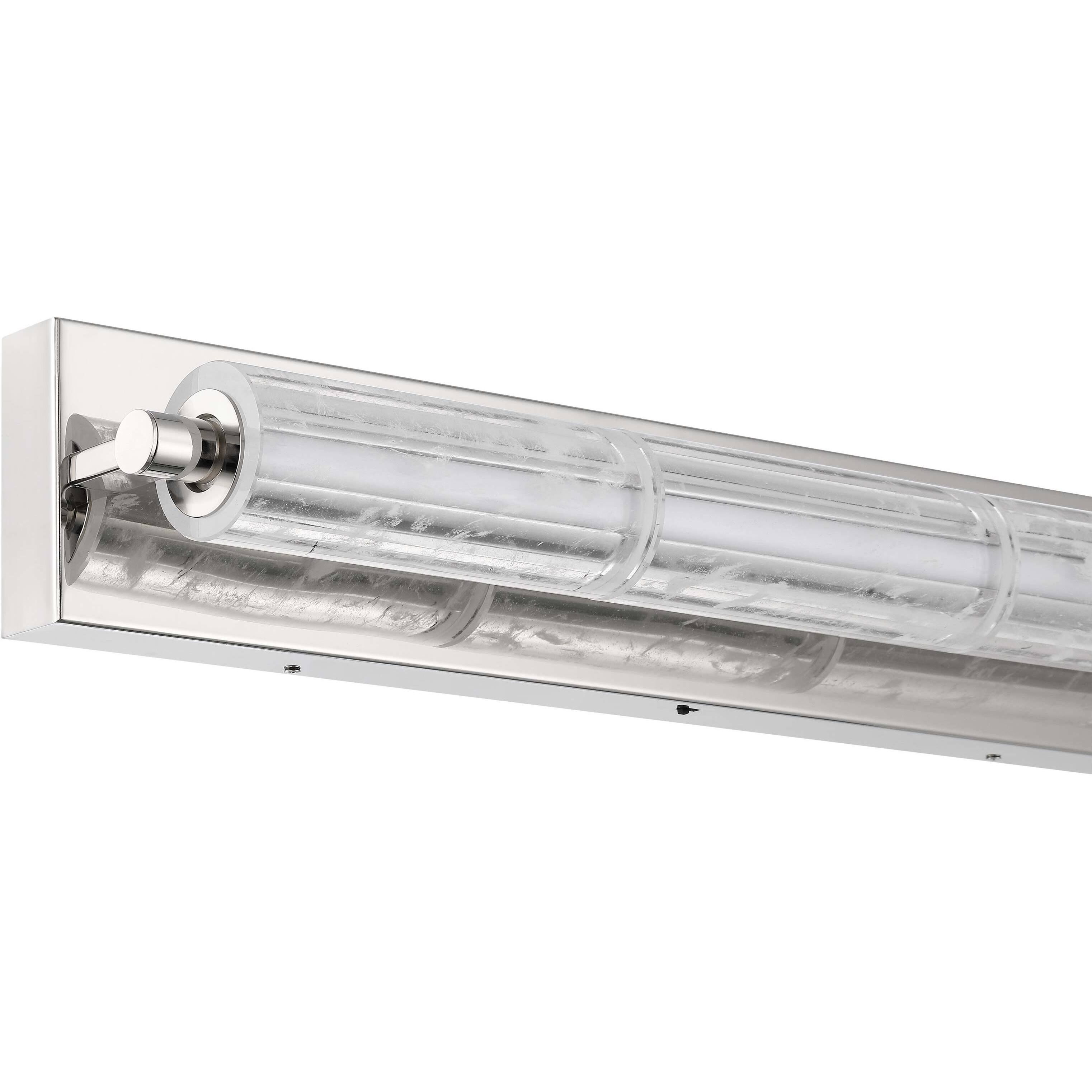 Crystallo LED 4.88 inch Polished Nickel Wall Sconce Wall Light