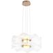 Vetrina LED 23.38 inch Light Gold Pendant Ceiling Light