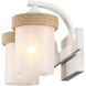 Chatham 2 Light 16 inch Natural White Bath Vanity Light Wall Light