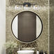 Roxie Vanity Wall Light in Matte Black/Brushed Champagne Brass
