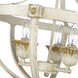 Jules 3 Light 18.25 inch Antique Ivory Semi-Flush Mount Ceiling Light