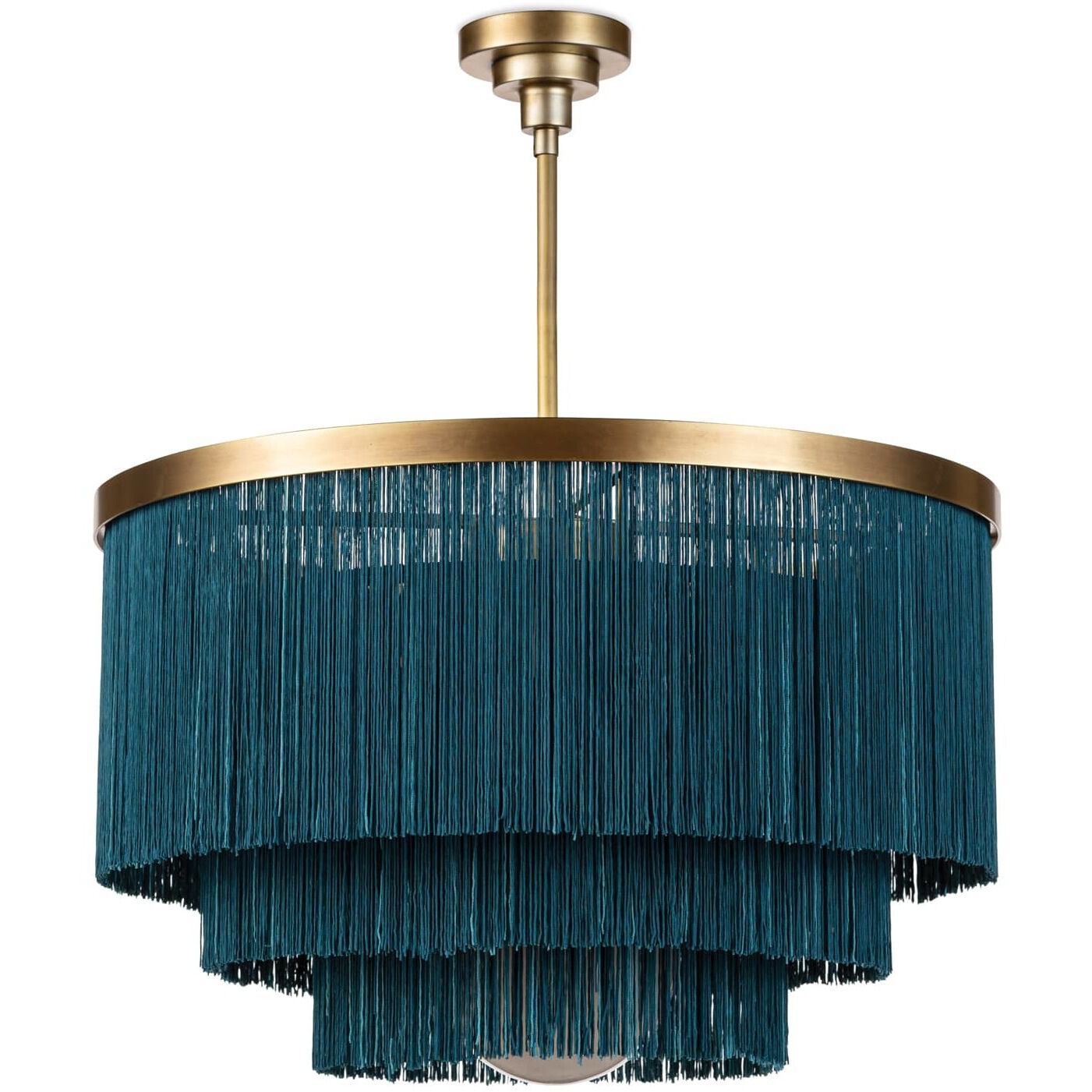 Cabaret Fringe Chandelier   