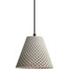 Clarus LED 7.63 inch Grey Cement Pendant Ceiling Light