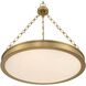 Cameron 1 Light 24 inch Brushed Champagne Brass Pendant Ceiling Light