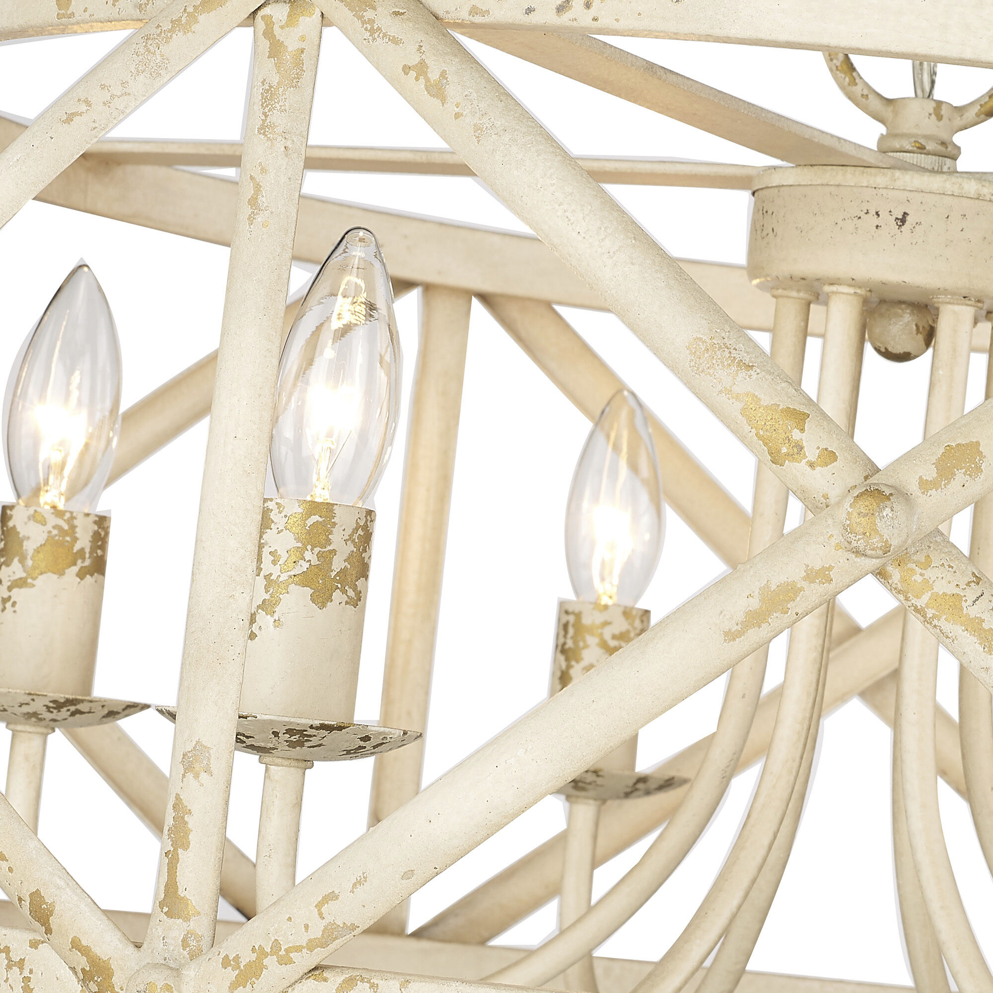 Alcott 26.13 inch 60.00 watt Antique Ivory Chandelier Ceiling Light