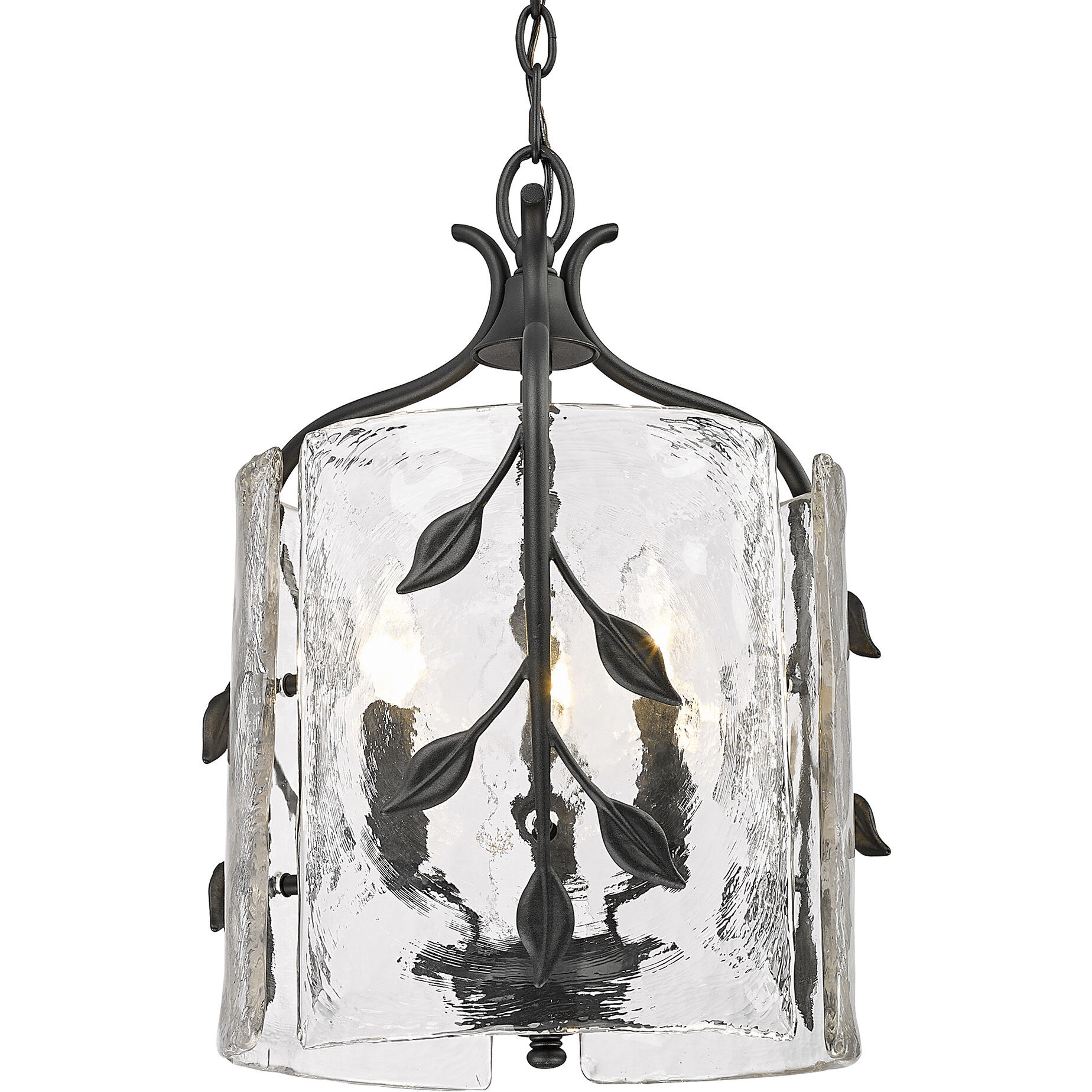 Calla Pendant Ceiling Light in Natural Black