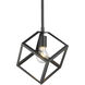 Cassio 1 Light 10.5 inch Olympic Gold Pendant Ceiling Light