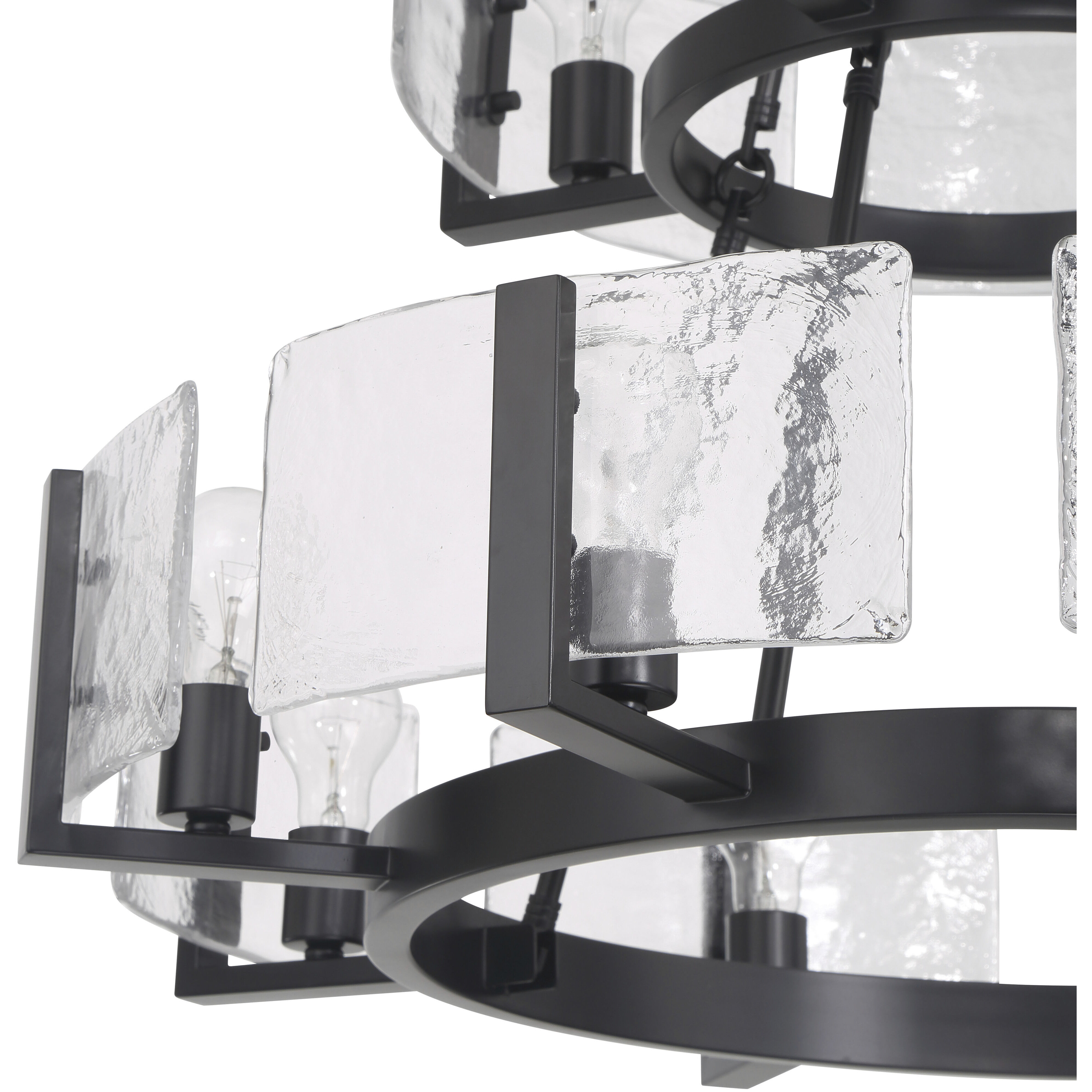 Aenon 12 Light 32 inch Matte Black Chandelier Ceiling Light