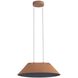 Faroe LED 20.5 inch Coffee/Black Pendant Ceiling Light