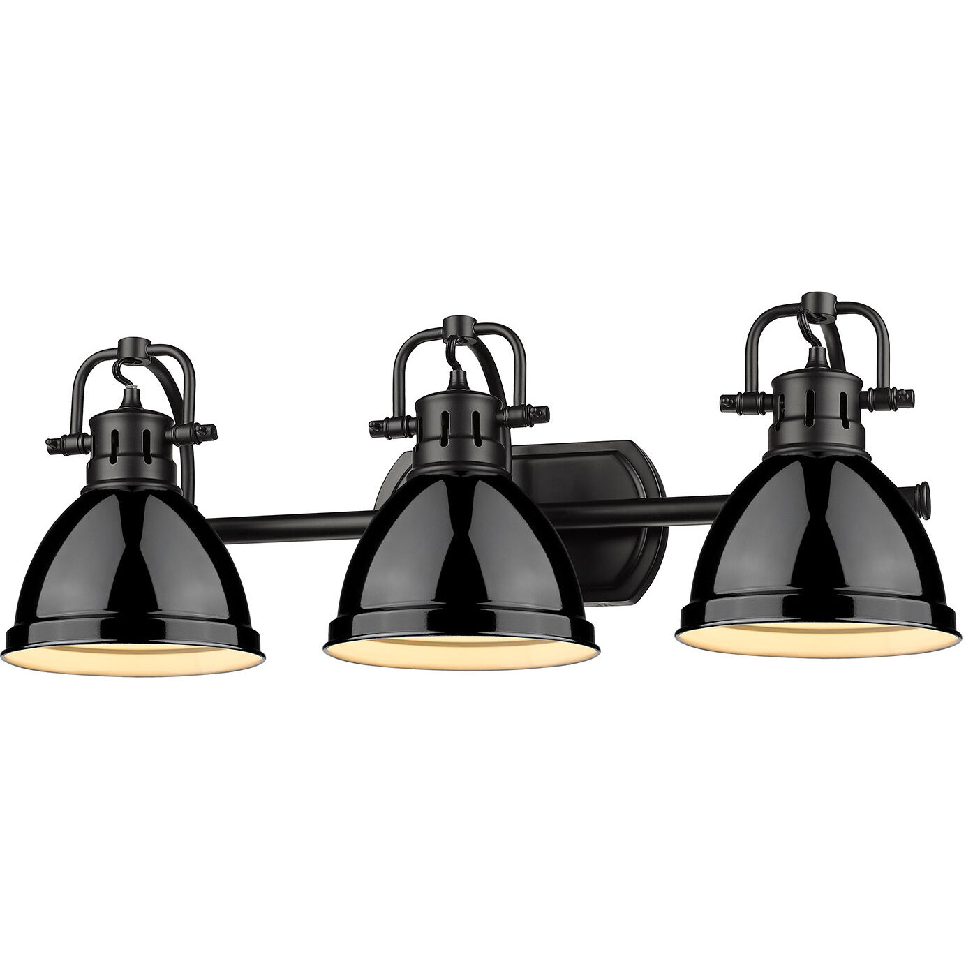 Yep Duncan Vanity Wall Light in Matte Black, Black