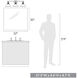 Carver 3 Light 28 inch Matte Black Bath Vanity Wall Light in Vintage Milk Glass