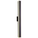 Obsidian LED 35.38 inch Sand Black Outdoor Wall Sconce