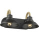 Journey Vanity Wall Light in Natural Black