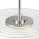 Luminwood 1 Light 24 inch Polished Nickel Pendant Ceiling Light