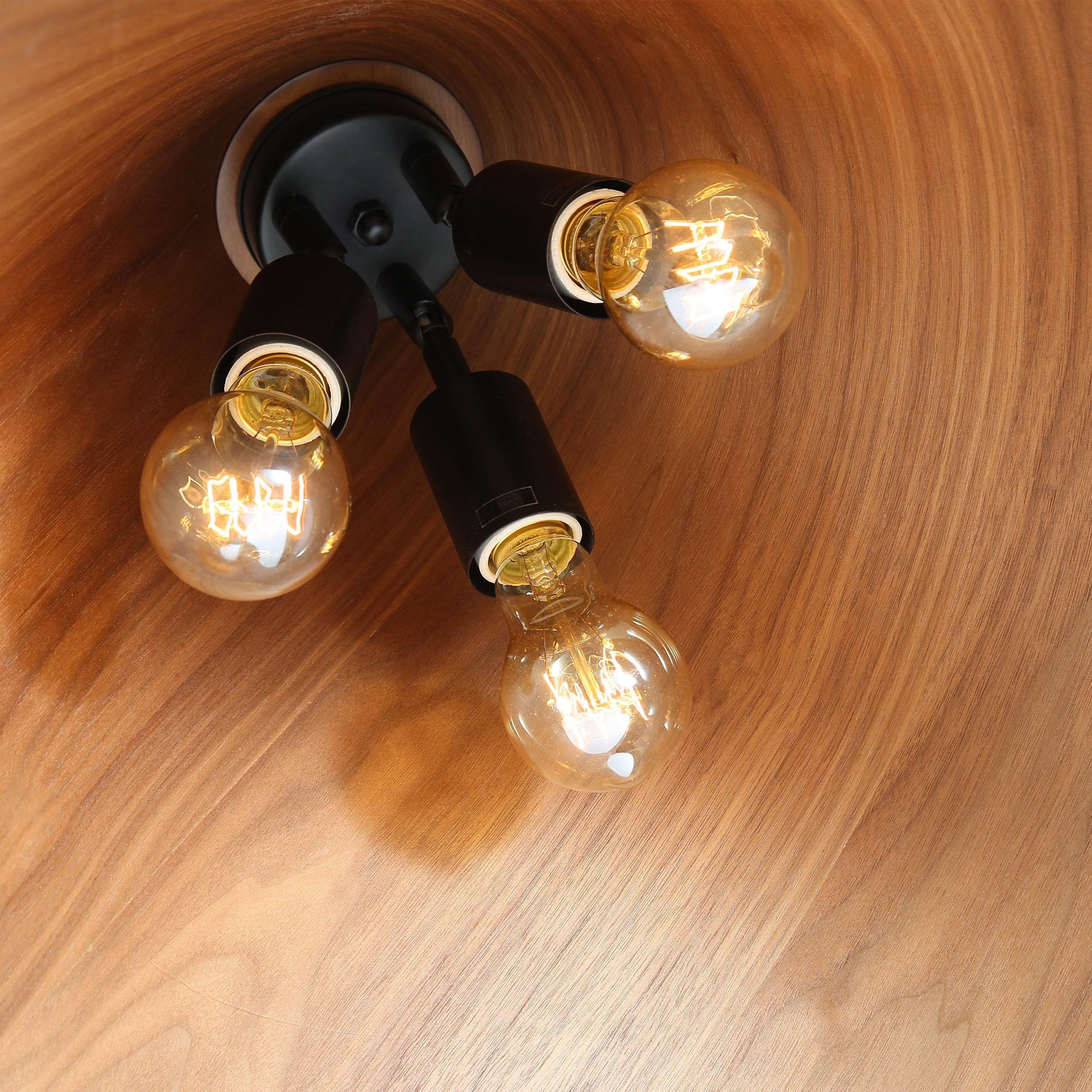 Conique Pendant Ceiling Light in Dark Walnut