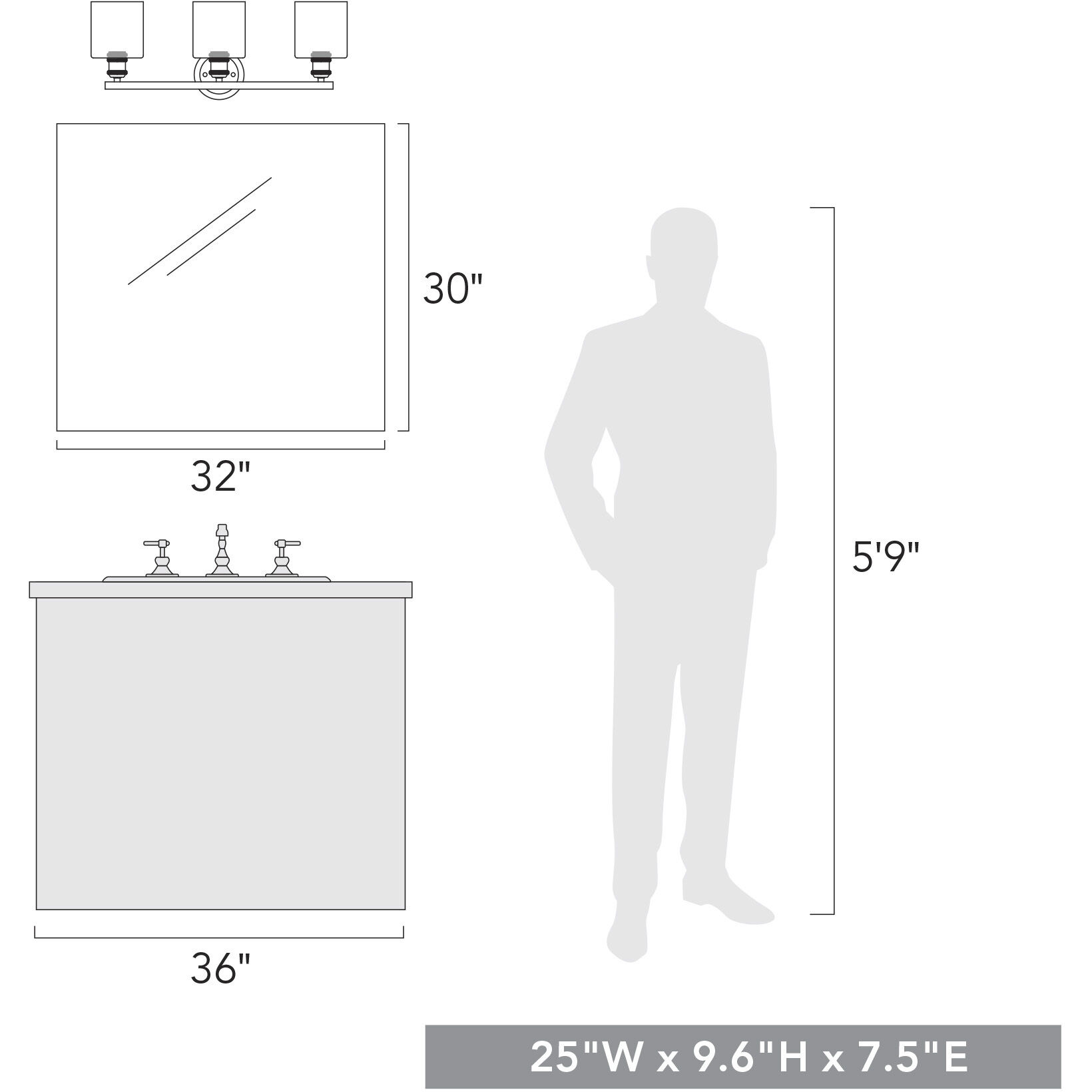 Fisher Vanity Wall Light