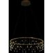 Lucerna LED 25.63 inch Stainless Steel Gold Chandelier Ceiling Light