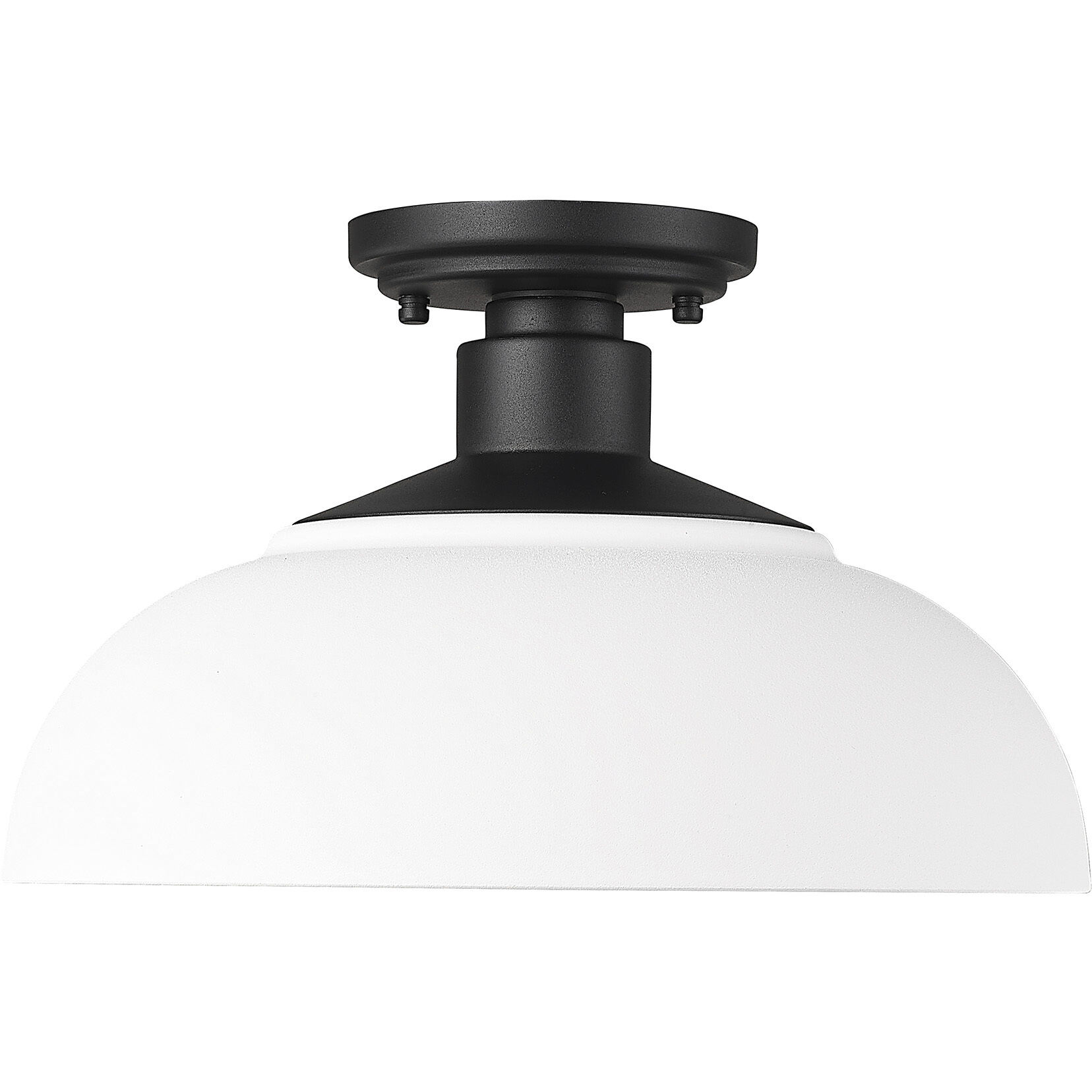 Yep Levitt 1 Light 8.25 inch Natural Black Outdoor Ceiling in Natural White