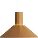 Faroe Pendant Ceiling Light in Earth Yellow/Grey
